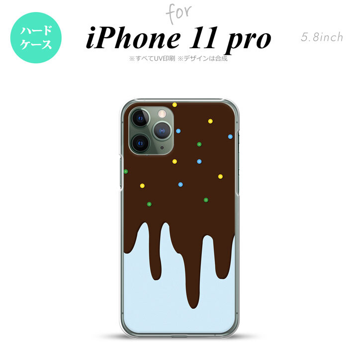 iPhone11Pro iPhone11 Pro スマホケース ハードケース アイス 青 メンズ レディース nk-i11p-348