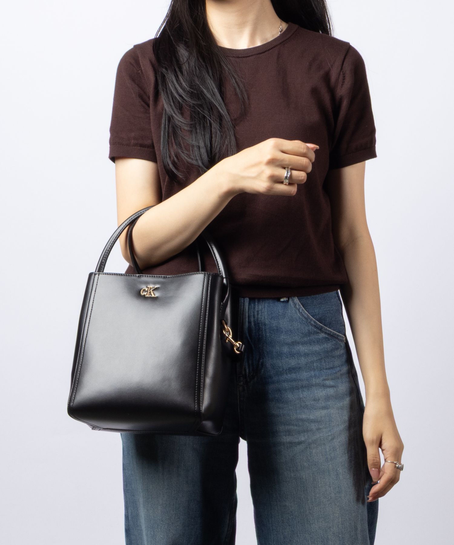 カルバンクライン Calvin Klein CK BUCKET WITH STRAP バケット ウィズ ストラップ LV04F3174G ハンドバッグ ショルダーバッグ 2wayバッグ レディース バッグ