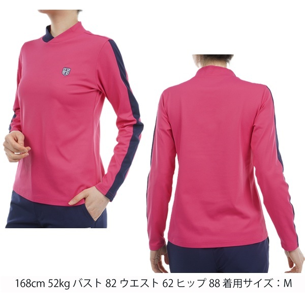 アドミラル ゴルフ レディース ストレッチロングスリーブ モックネックシャツ ADMIRAL GOLF ADLA456 秋冬モデル お誕生日祝い お祝い 記念品 30代 40代 50代 60代 母の日 お母さん 還暦祝い 敬老の日 彼女 人気プレゼント プレゼント