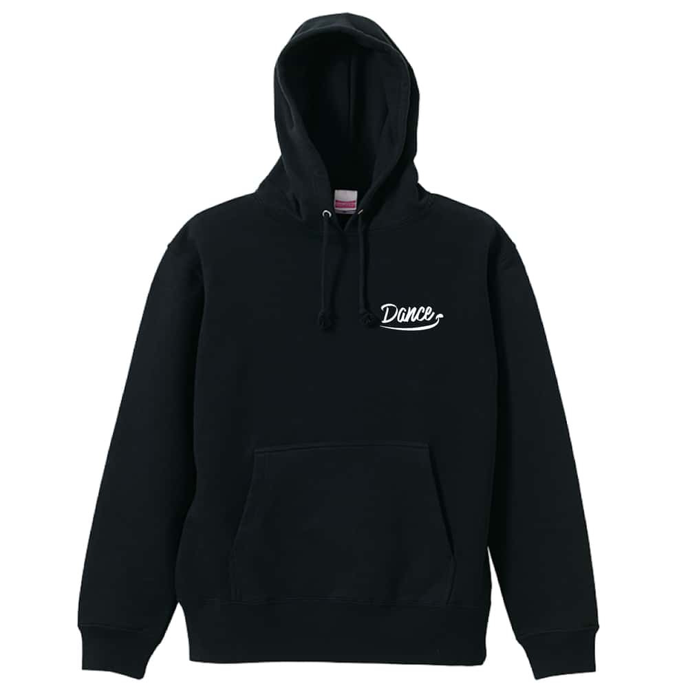ダンス パーカー プルオーバー メンズ レディース ジュニア 練習着 裏パイル おもしろ 名入れ スウェット おしゃれ キッズ 大きいサイズ 文字入れ無料 「スマイルダンスロゴ」 アートワークスコウベ 【送料無料】