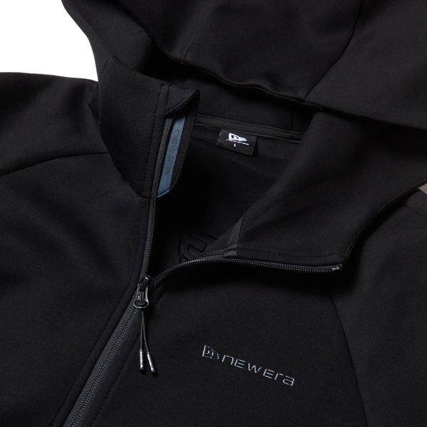 ニューエラ ゴルフ テック スウェット フルジップ フーディー Emboss Logo ブラック New Era Golf (15129443) 2026年秋冬モデル お誕生日祝い お祝い 記念品 お父さん 父の日 彼氏 男性 30代 40代 50代 60代 母の日 お母さん 還暦祝い 敬老の日 彼女 人気プレゼント プレゼント