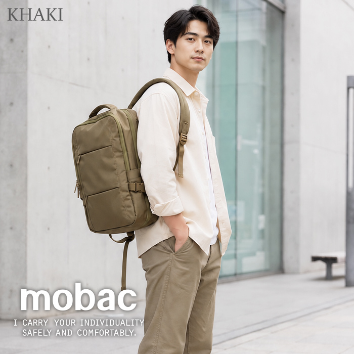 mobac モバック 拡張リュック 大型 カジュアル メンズ 大容量 バックパック ポリエステル 軽量 頑丈 強いファッション アウトドア 旅行