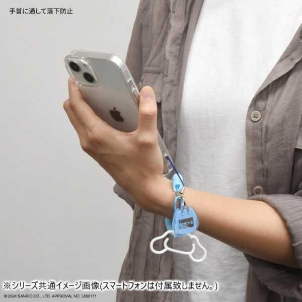 サンリオ マルチコイルストラップ ハンギョドン 落下防止 スマホアクセサリー 伸縮 コイル キーホルダー ストラップ 手首掛け 紛失防止 フィンガーリング キャラクター グッズ サンリオ正規ライセンス品