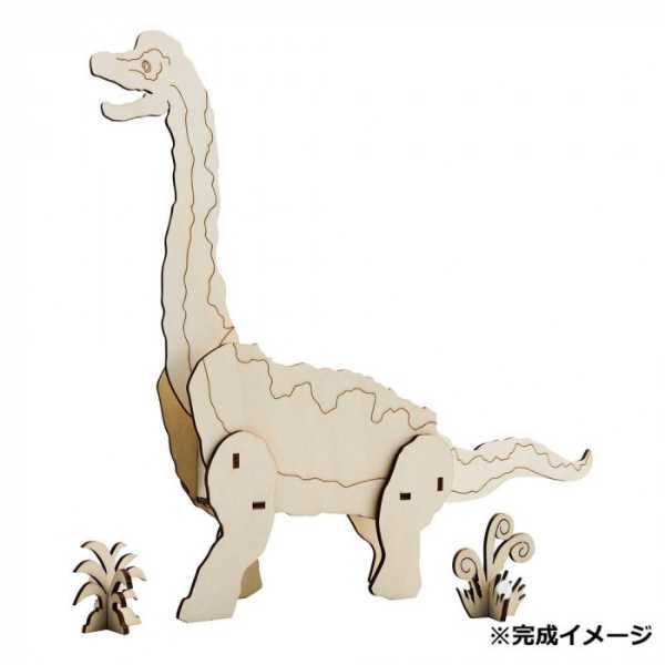 小物入れ 卓上収納 ブラキオサウルス 木製 ディスプレイ 恐竜