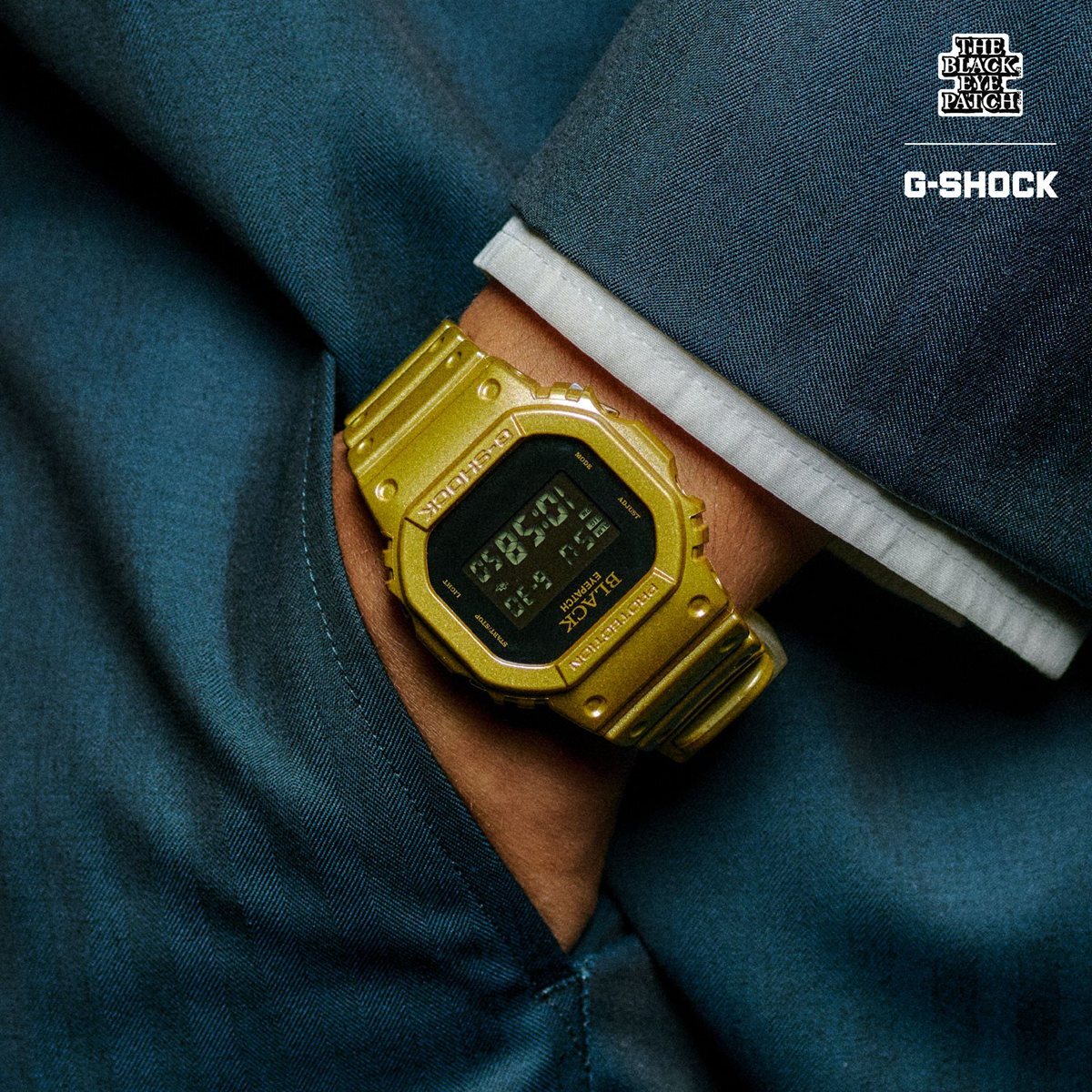 G-SHOCK デジタル カシオ Gショック CASIO BlackEyePatch コラボ 限定モデル 腕時計 メンズ DW-5600BEP-9JR【2026 新作】