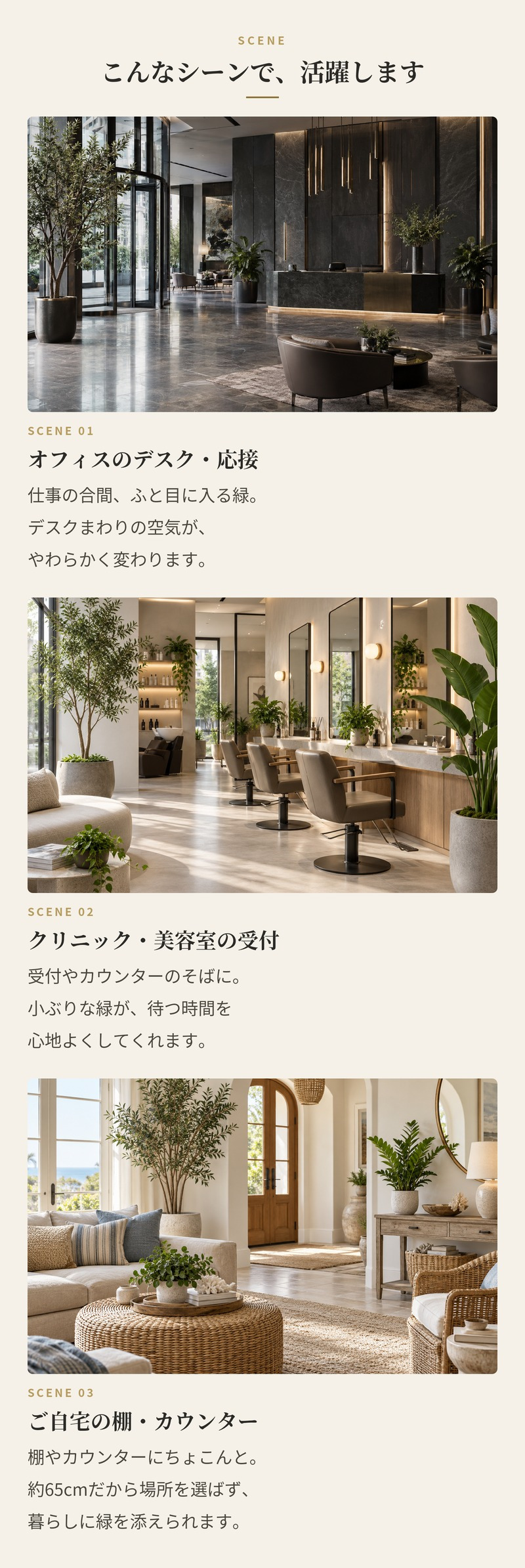 観葉植物 造花 ユッカ・リギダ BROWN 全高約65cm 卓上 多肉植物 フェイクグリーン 高級 本物そっくり リアル おしゃれ インテリア 人工観葉植物 アーティフィシャルグリーン ドライガーデン モダン オフィス 店舗 開店祝い 室内 リビング 玄関 風水 フェイク