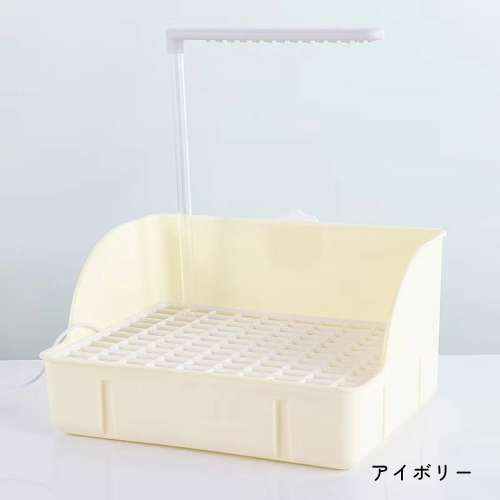 鳥用シャワー ノズルパーツ ダブルシャワー設計 自動循環シャワー バードバス用 小鳥 水浴び用品