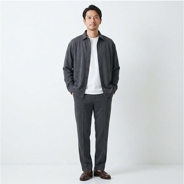 URBAN SQUARE パンツ 6530 通販 アーバンスクエア スラックス メンズ ズボン トラウザーパンツ ビジネスカジュアル オフィスカジュアル 春秋 通勤 軽い 軽量 ビジカジ イージーケア 仕事着 ボトムス 男性 メンズファッション