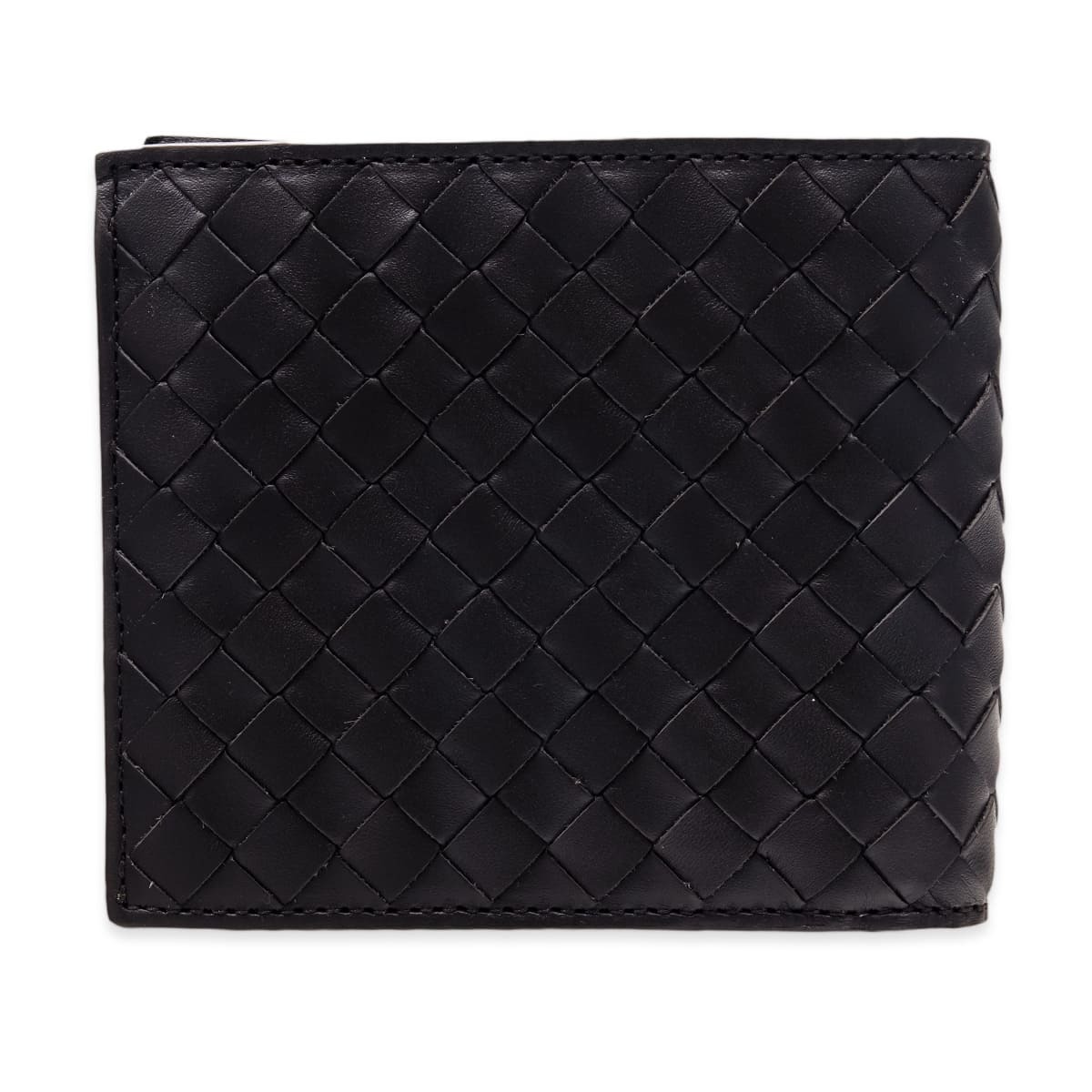 選べる2色 ボッテガヴェネタ 二つ折り財布 メンズ イントレチャート BOTTEGA VENETA 本革 札入れ 小銭入れなし カード入れ8枚 コンパクト エスプレッソ アルドワーズ 保存箱付き 113993 V47W1
