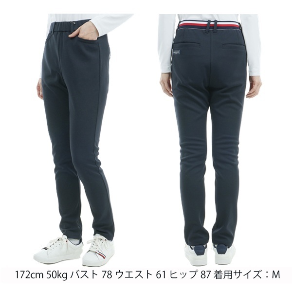 トミーヒルフィガー ゴルフ レディース ダンボール スリムパンツ TOMMY HILFIGER GOLF THLA463 秋冬モデル お誕生日祝い お祝い 記念品 30代 40代 50代 60代 母の日 お母さん 還暦祝い 敬老の日 彼女 人気プレゼント プレゼント