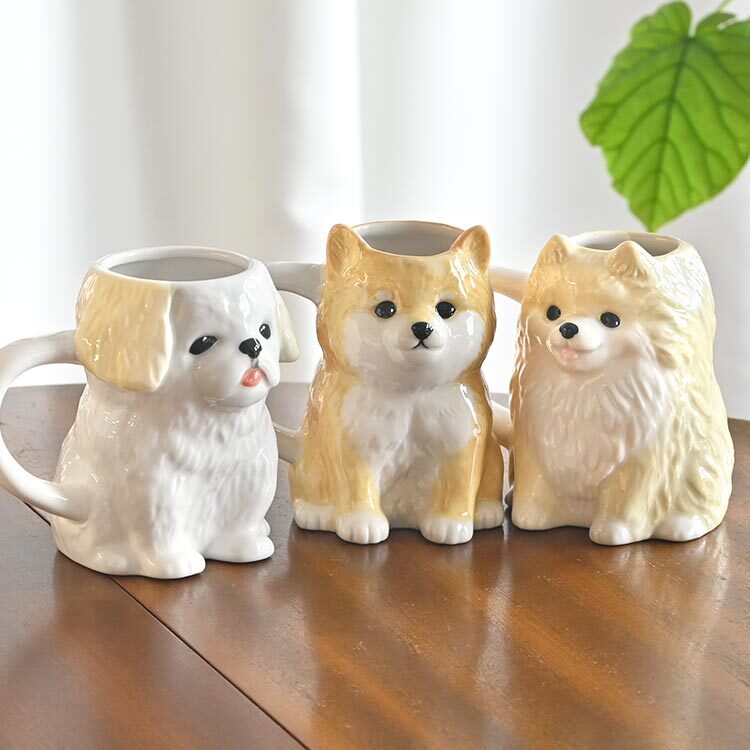 マグカップ 動物 犬 猫 パンダ マグ ダイカットマグ かわいい おしゃれ