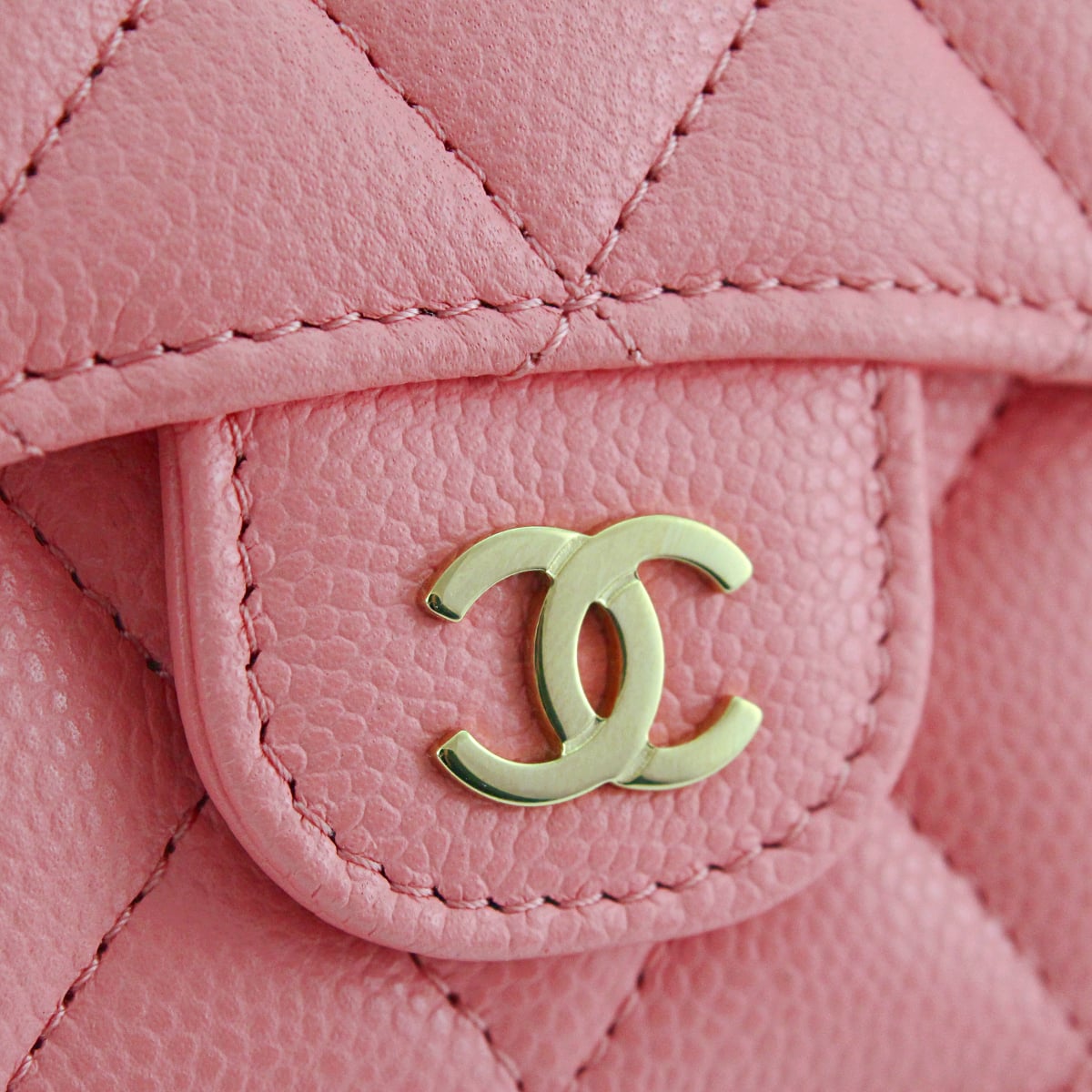 【超レア・入手困難】CHANEL シャネル 財布 三つ折り財布 キャビアスキン ブラック×ピンク ココマーク レディース メンズ スモール ナノウォレット コンパクト ミニ財布 AP3182 ギフト プレゼント【送料無料】
