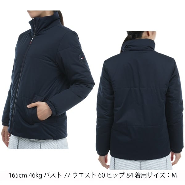 トミーヒルフィガー ゴルフ レディース コーティングニット パテッドジャケット TOMMY HILFIGER GOLF THLA484 秋冬モデル お誕生日祝い お祝い 記念品 30代 40代 50代 60代 母の日 お母さん 還暦祝い 敬老の日 彼女 人気プレゼント プレゼント