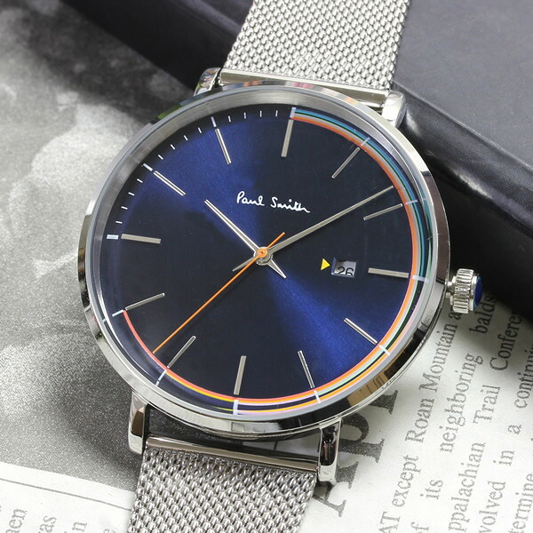 ポールスミス Paul Smith 腕時計 メンズ メッシュベルト ステンレス 41mm クラシック ブランド 人気 ウォッチ ギフト プレゼント PS0070013 PS0070014