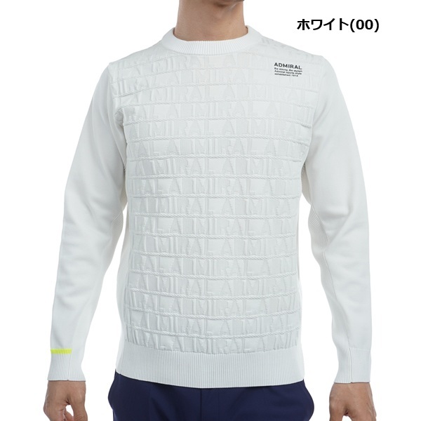 アドミラル ゴルフ メンズ ロゴジャガード タートルネックセーター ADMIRAL GOLF ADMA460 秋冬モデル お誕生日祝い お祝い 記念品 お父さん 父の日 彼氏 男性 30代 40代 50代 60代  還暦祝い 敬老の日 人気プレゼント プレゼント
