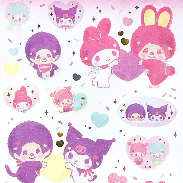 モンチッチ× ハローキティ マイメロディ＆クロミ 文具 Sanrio