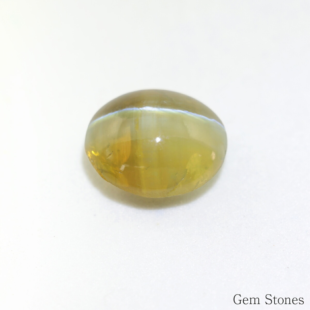 クリソベリルキャッツアイ 3.386ct ルース 宝石 裸石 クリソベリル ブラウン イエロー キャッツ ネコ ジュエリー オリジナル 制作 コレクション 誕生石 10月 記念 お守り 誕生日