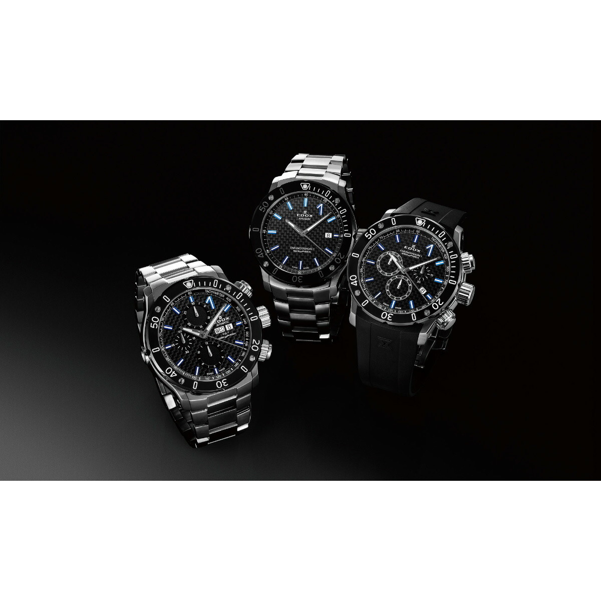 エドックス EDOX クロノオフショア1 クロノグラフ オートマティック
