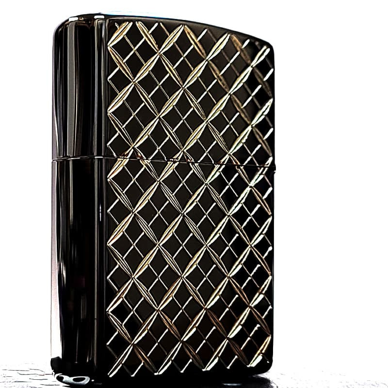 ZIPPO ライター ヘリテージ ブラック 両面加工 彫刻 ジッポ ロゴ Heritage Black 1932 おしゃれ 七宝 かっこいい 黒 ギフト プレゼント メンズ レディース