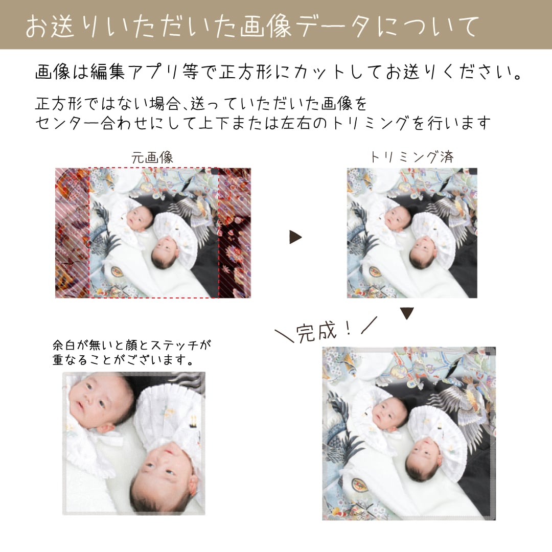 写真入りハンカチ 名入れ無料 オーダーメイド オリジナル 名入れグッズ うちの子グッズ 出産祝い お誕生日 内祝い ノベルティ プチギフト プレゼント 七五三 父の日 母の日 敬老の日 ホワイトデー クリスマス 行事 孫 ペット 卒園 卒業 卒団 記念品 誕生日プレゼント 推し活