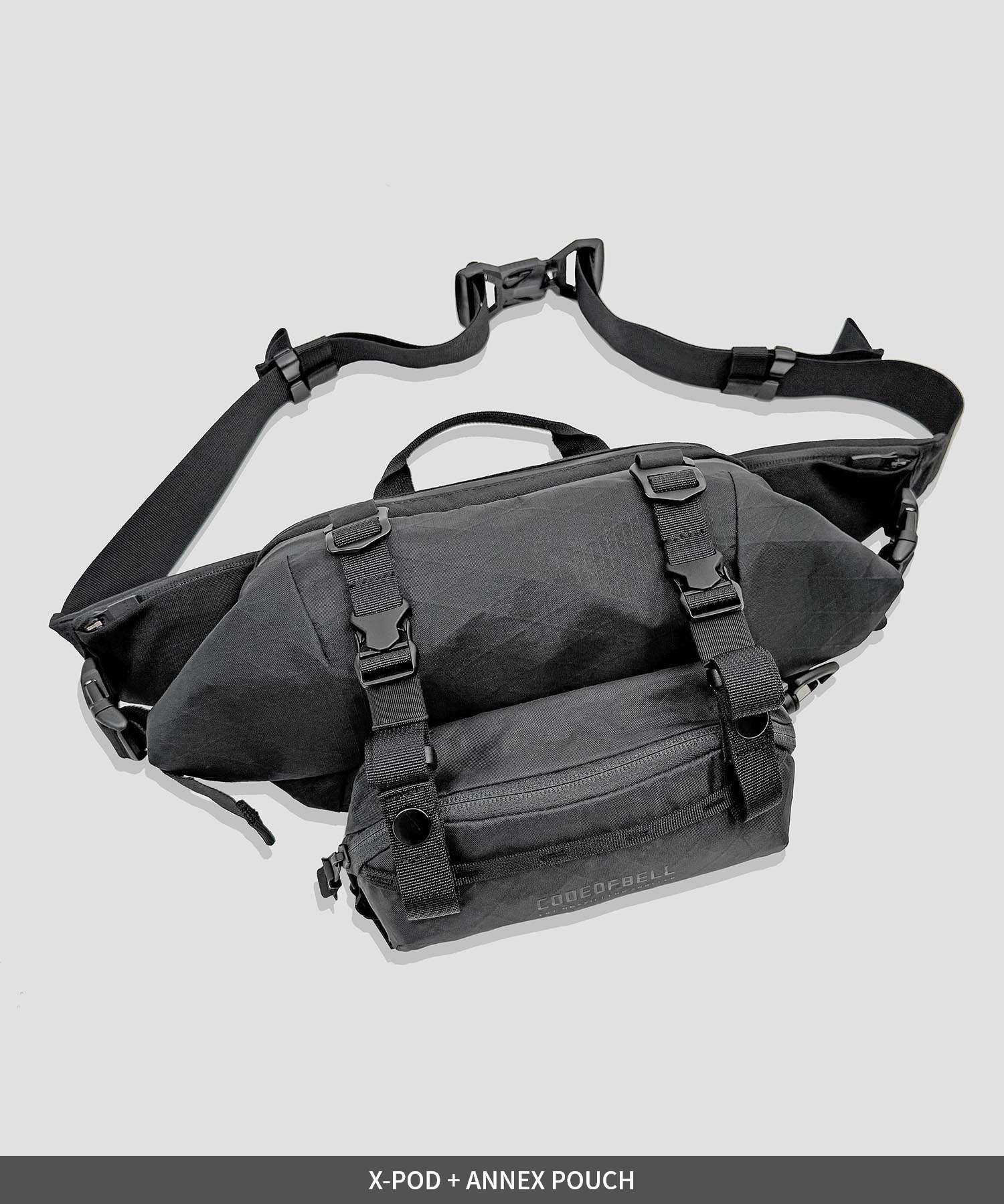 【正規品】 コードオブベル CODE OF BELL ANNEX ZIP POUCH アネックス ジップポーチ CODF-PCH-BLK コインケース 小銭入れ カラビナ ポーチ メンズ 小物