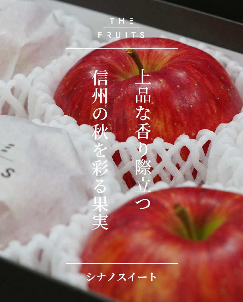 THE FRUITS シナノスイート 長野県産 林檎 6玉 等級 高等級 中玉（32玉級) 以上 りんご 高級 内祝い お返し 出産内祝い 内祝 入学内祝い 快気祝い 結婚祝い 結婚内祝い 新甘泉 お供え 御供 ギフト お祝いグルメ 果物 希少 食べ物 贈答用