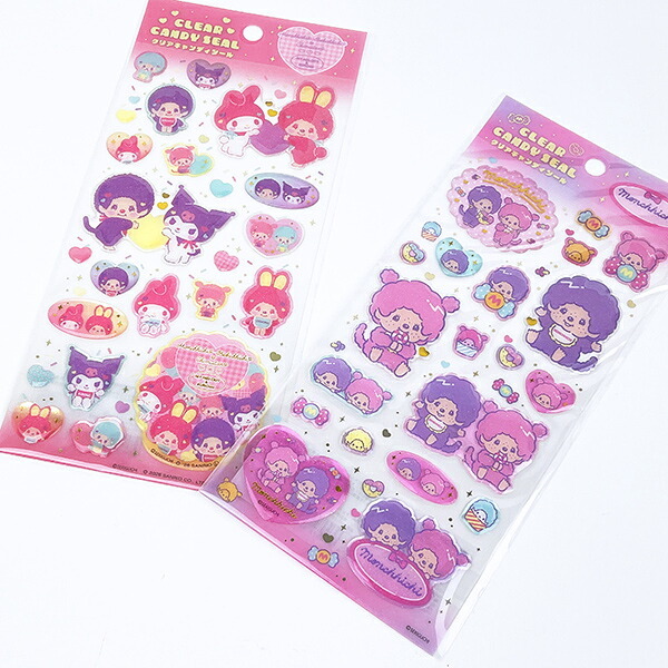 モンチッチ× クリアキャンディシール 文具