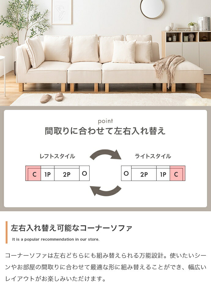 ソファ 座椅子 2人掛け ー フロア ロー ユニット ファブリック 2P 二人用 単品 I字 低め ふたりがけ 小さめ リビング ダイニング 一人暮らし 幅100 組み合わせ 左右対応 クッション付き 肘なし アームレス
