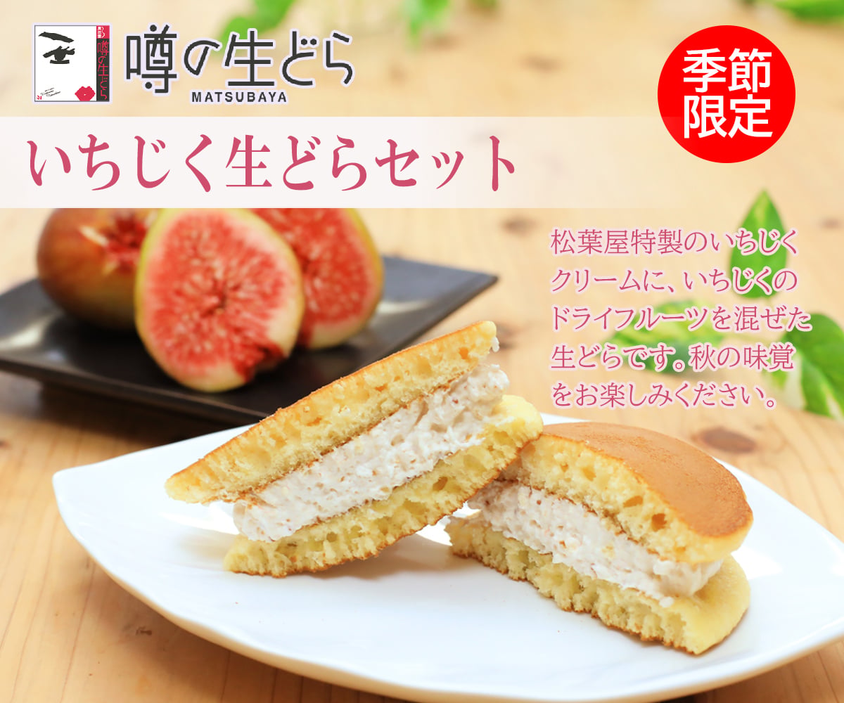 噂の生どら（いちじく）10個セット(内訳：いちじく5バラエティ５)