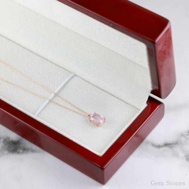  非加熱 パパラチアサフィア 1.99ct K18PG 18金 ピンクゴールド ネックレス ペンダント レディース 一粒ネックレス サファイアネックレス ジュエリー ピンク サファイア 誕生石  プレゼント Drops