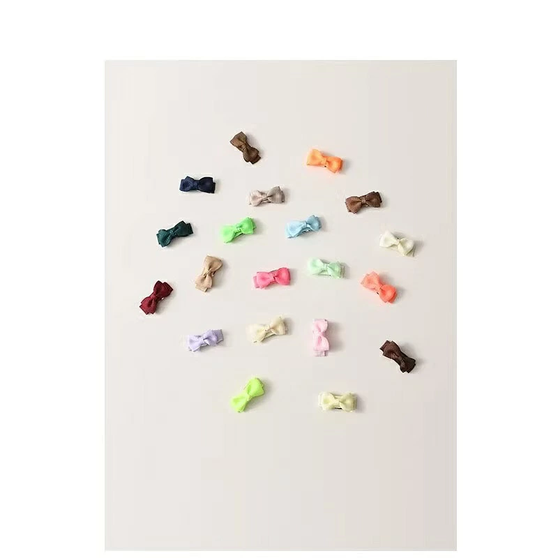 犬 ヘアピン 5点セット リボン ペット ヘアクリップ 犬用 猫用 ヘアアクセサリー ペットアクセサリー ミニリボン 小型犬 猫 前髪クリップ トップノット かわいい おしゃれ 軽量 パステル カフェカラー レトロカラー