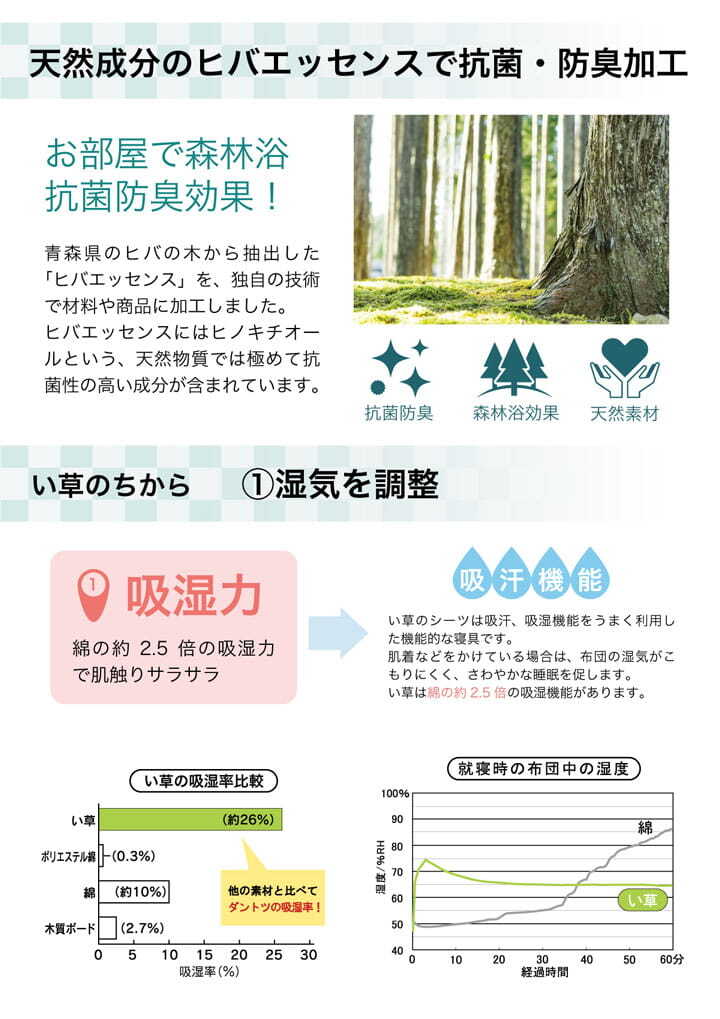 夏ラグ 夏用カーペット ラグ い草 撥水 滑り止め 不織布 格子柄 シンプル カジュアル 抗菌防臭 約190×300cm 新生活