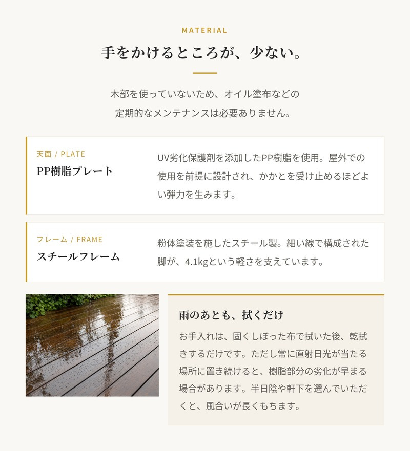 オットマン フットレスト 屋外 足置き ガーデンファニチャー おしゃれ デザイナーズ HOUE ホウエ クリック ラウンジチェア用 デンマークデザイン 北欧 屋外用 ガーデンチェア テラス ベランダ ウッドデッキ 庭 スツール 足置き台 3色 雨ざらし