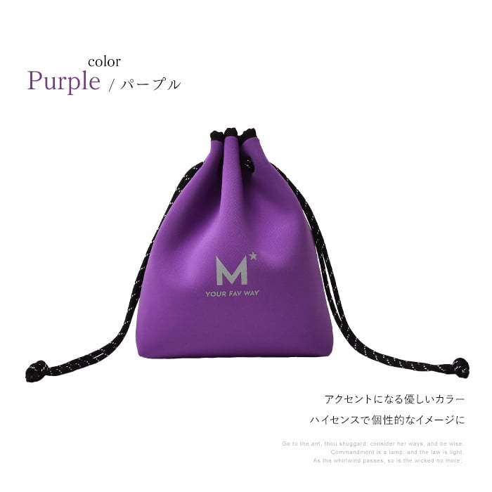 MIKASASTAR 巾着ポーチ 小物入れ ハンドバッグ レディース キッズ ポリエステル スポーティー カジュアル キュート プレゼント