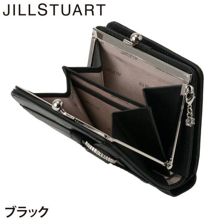 ジル スチュアート 財布 二つ折り レディース 山羊革 牛革 インプルーブ 口金 ギフト JILL STUART