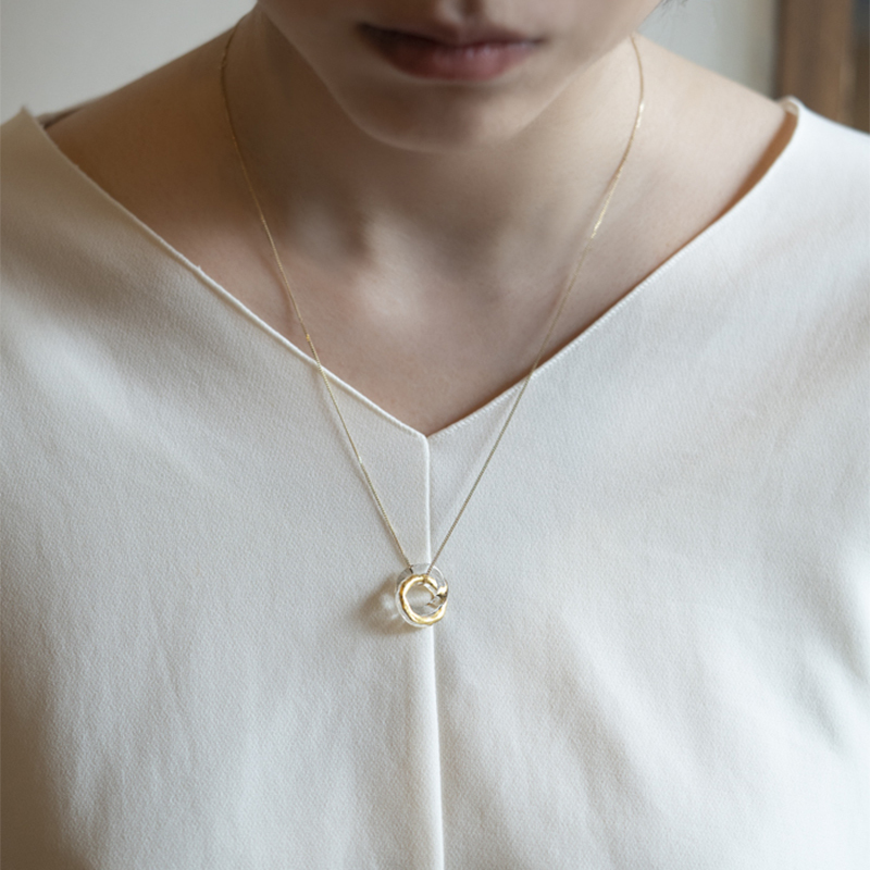 正規販売【HARIO】ハリオ ネックレス エターナル 10K HAA-ETH-001N-K10 ガラス ゴールド ロングネックレス 女性 レディース アクセサリー おしゃれ 上品 母の日 カジュアル フォーマル 誕生日 ジュエリー