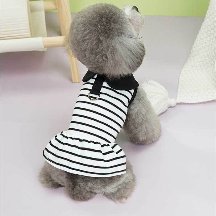ドッグウェア 夏 おしゃれ 通販 ペットウェア 袖なし ペット服 犬服 小型犬 中型犬 ウェアハーネス かわいい Dカン付き お散歩 胴輪 お出かけ ハーネスウェア 可愛い カジュアル オシャレ 襟付き 春夏 着脱簡単 ギフト