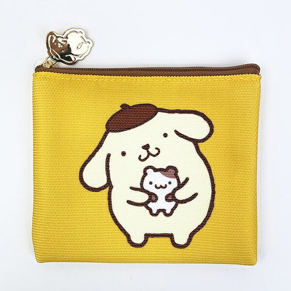 サンリオ ポムポムプリン フラットニットポーチ Sanrio