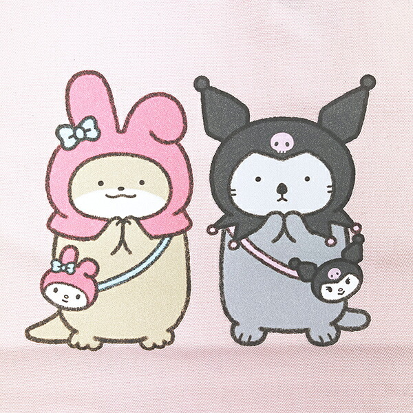 サンリオ マイメロディ＆クロミ × なんでもいきもの トートバッグ ライトピンク Sanrio 送料込み