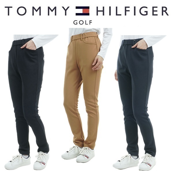 トミーヒルフィガー ゴルフ レディース ダンボール スリムパンツ TOMMY HILFIGER GOLF THLA463 秋冬モデル お誕生日祝い お祝い 記念品 30代 40代 50代 60代 母の日 お母さん 還暦祝い 敬老の日 彼女 人気プレゼント プレゼント