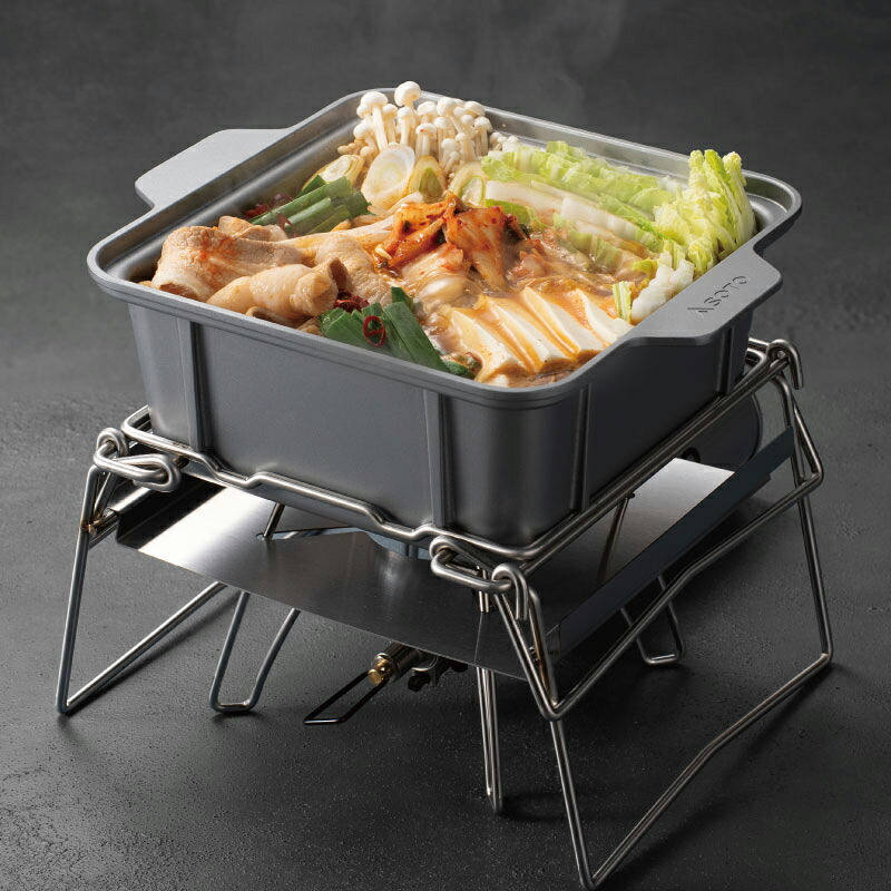 SOTO ソト カコム おでん鍋 ST-3111 万能鍋 2.9L 仕切り付き 木蓋付き 5合炊飯 アルミ製 キャンプ アウトドア 鍋料理 冬キャンプ 誕生日 ギフト プレゼント