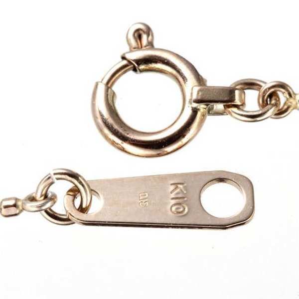 ブレスレット レディース K10 ピンクゴールド 0.15ct 3石 ダイヤモンド ダイヤ 華奢 シンプル チェーン カットボール 繊細 上品 アクセサリー プレゼント ギフト 記念日