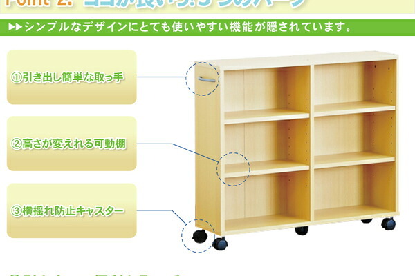キャビネット 収納/押入れ/キャスター/隙間 隙間収納家具 SATTO 押入れ収納 スライド収納 本棚 本収納 幅20cm すき間収納 押入れ本棚 キャスター付き 木製 文庫本収納 コミック CD収納 DVD収納 横 薄型 キャビネット 子供部屋 下