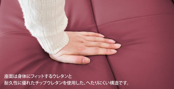 座椅子 スーパーソフトレザー フロアチェア 座いす 一人掛け イス 宮武製作所 日本製 国産 響 肘付 ハイバック 13段階 リクライニング 360度回転 和室 ブラック ブラウン ワインレッド パーソナルチェア リクライナー ポンプ式アーム 父の日