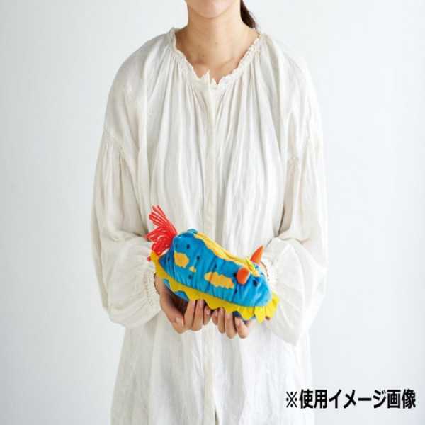 ペンケース ぬいぐるみ アオウミウシ 筆箱 ポーチ 文房具 可愛い 雑貨 海の生き物 癒し系 面白グッズ 個性的 おしゃれ プレゼント ギフト セトクラフト
