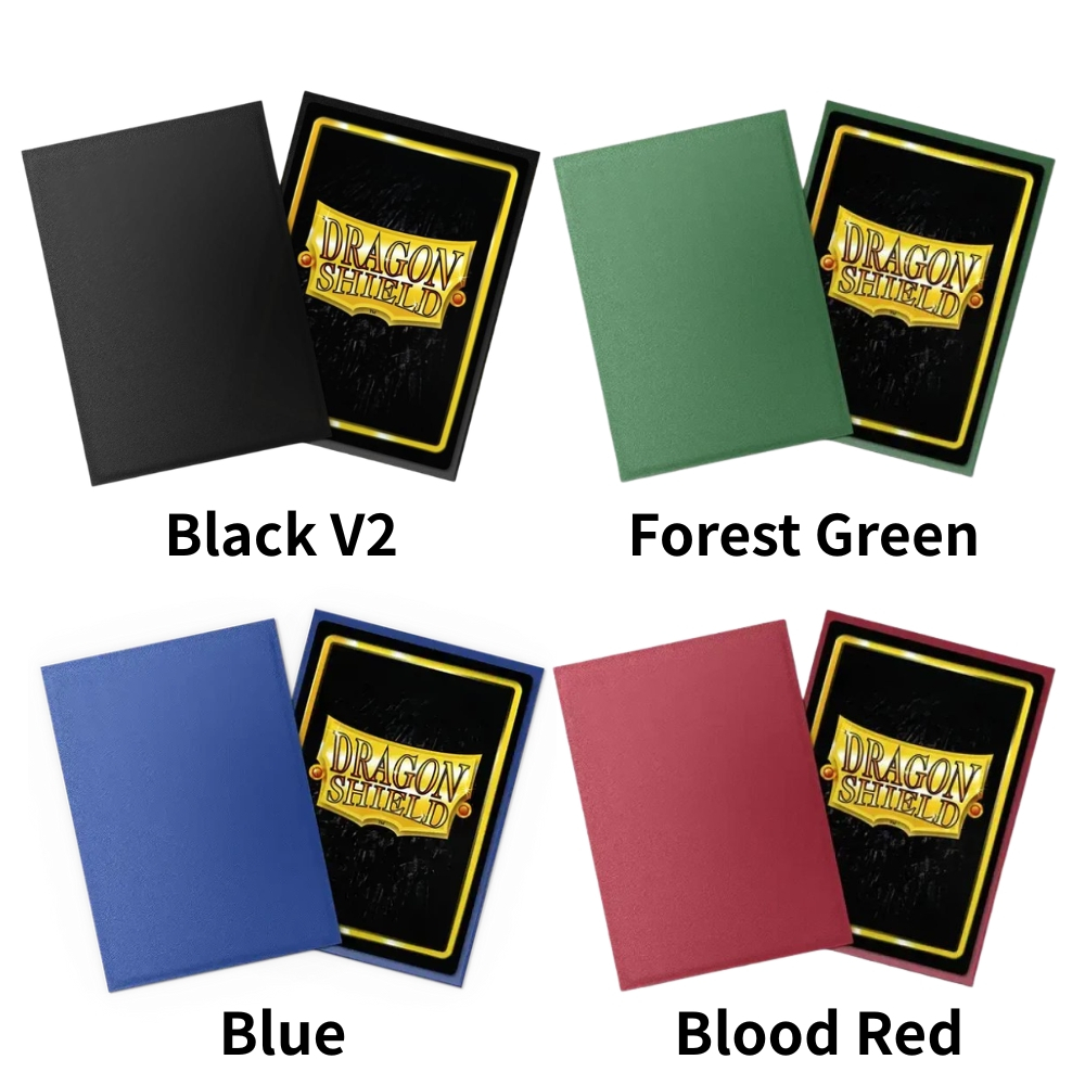 【ラッピング無料】Dragon Shield ドラゴンシールド マット ノングレア スタンダード 100枚入り Black V2 Blue Blood Red Forest Green カードスリーブ ポケモンカード MTG
