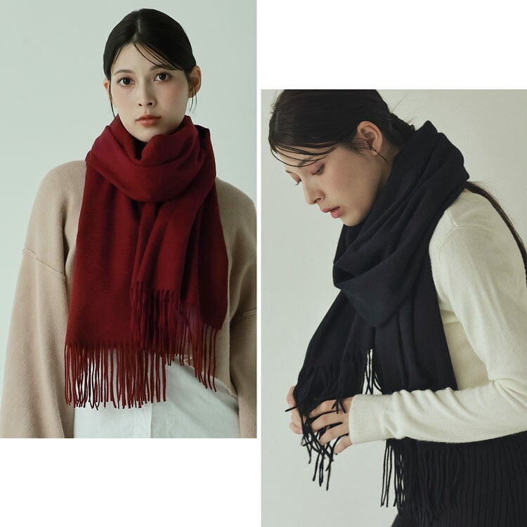 ＜刺繍納期注意＞極やわカシミヤ 100% ストール レディース 白 カシミヤストール 【名入れ刺繍可能】 マフラー カシミヤマフラー 無地 カシミヤ ストール 大きめ Filomo 柔らかい 敏感肌 春 秋 冬 ギフト プレゼント 7F (02000277r)