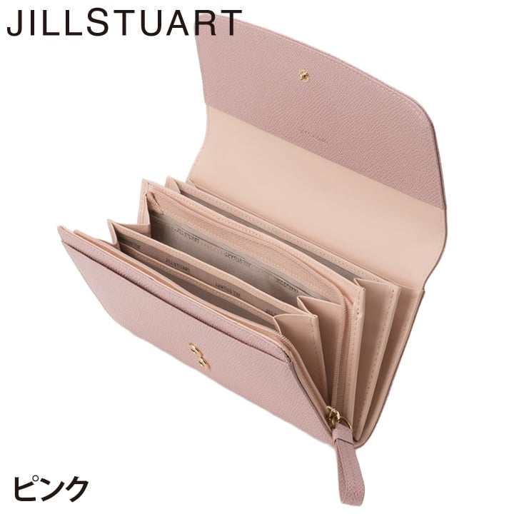ジル スチュアート 財布 長財布 レディース 牛革 Honey かぶせ リボン 大容量 ギフト JILL STUART