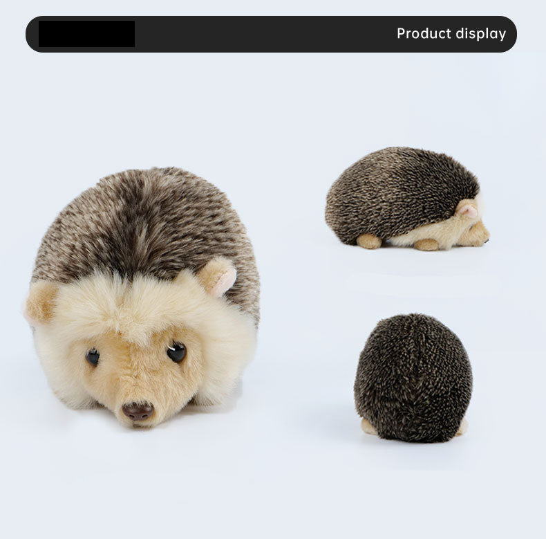 ハリネズミ ぬいぐるみ リアル 動物 アニマル ふわふわ かわいい 置物 インテリア 子供 おもちゃ ごっこ遊び 誕生日 プレゼント ギフト 癒し