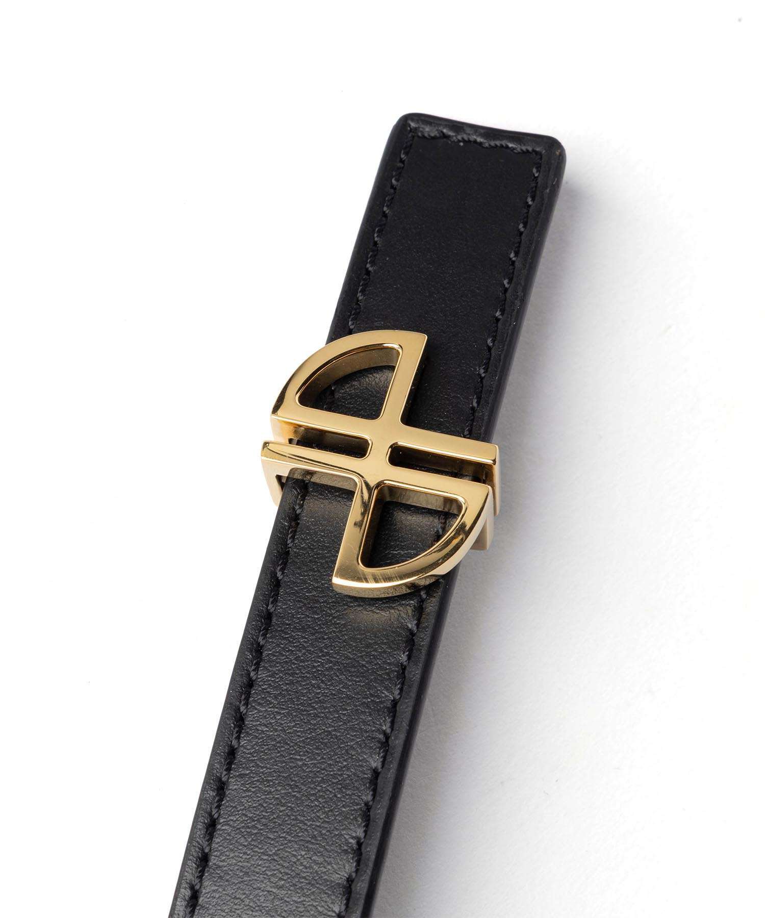パトゥ PATOU THIN JP BELT レザー ベルト BE0025008 ロゴ モノグラム レディース ファッション小物